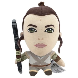 FELPA PARLANTE STAR WARS REY 4" CON CLIP NUEVO CON ETIQUETAS LA FUERZA DESPIERTA - Imagen 1 de 1