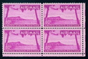 C46 ( 80c Hawaii ) - BLOCK of 4 - MNH - GEM w JUMBOS !! - Picture 1 of 1