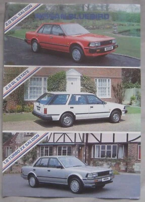 May 1984 Nissan Bluebird Brochure Publication Number S24.200m.F587.5.84 - Image 1 of 2