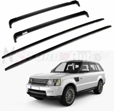 4Pcs Fit for Land Rover Range Rover 2002-2012 Roof Rail Rack Cross Bar Crossbars - Image 1 of 4