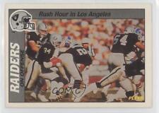 1988 Fleer Live Action Football Los Angeles Raiders Rush Hour in Team #23