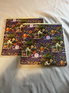 2 Graphic 45 Children's Hour Collection Pumpkin Bat 12"October Montage Cardstock - Picture 1 of 2