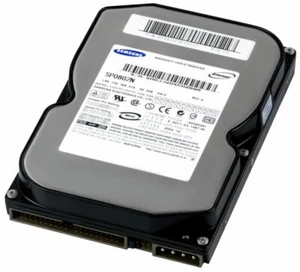 Disque Dur Samsung SpinPoint 80 SP0802N 80GB 7200T/min 2MB ATA 3.5'' - Photo 1/3