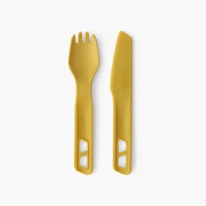 Sea to Summit Passage Cutlery Set 2 pc Arrowwood Yellow - Picture 1 of 2