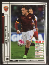 2015-16 Panini SEGA WCCF EXTRA Francesco Totti AS Roma card