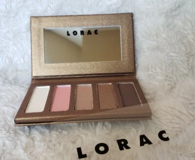 LORAC GET HOT Eye Shadow Palette 5 warm color pressed powder 0.32 oz 9.2 g NEW - Image 1 of 4