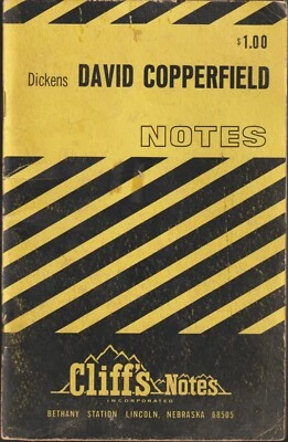 DICKENS DAVID COPPERFIELD Cliffs Notes Paperback 1959 - Image 1 of 3
