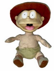 Vintage 1996 Viacom Rugrats Tommy Pickles Plush Talking Hard Face Soft Body Used - Picture 1 of 14