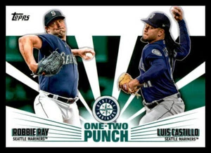 2023 Topps Robbie Ray / Luis Castillo #12P-24 Seattle Mariners   FREE SHIPPING - Picture 1 of 2