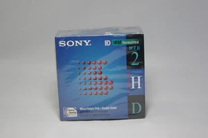 Sony HD IBM Formatted 3.5" Floppy Disk, Double Sided, New Sealed, 10 Pack NOS - Picture 1 of 3