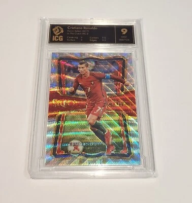 ⚽️ 2017/18 Panini Select Cristiano Ronaldo In The Clutch Prizm ICG 9  - Imagem 1 de 2