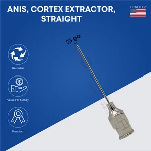 Anis cortex extractor straight 23 ga Stainless Steel ophthalmic Instruments - Picture 1 of 2