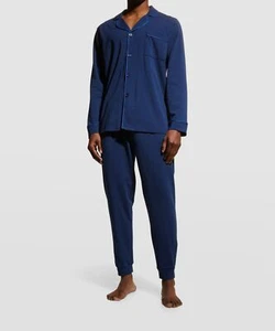 $120 BedHead Pajamas Men Blue Stretch Cotton 2-Piece Pajama Set Sleepwear XXL - Picture 1 of 3