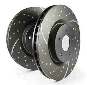 EBC GD Sport Dimple Drilled & Slotted Rear Rotors for 00-02 Excursion 5.4L 2WD - Picture 1 of 1