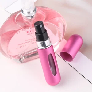 5 PIEZAS Recargable Perfume Portátil De Viaje Botella Atomizadora Botella Bomba Case 5ML - Imagen 1 de 9