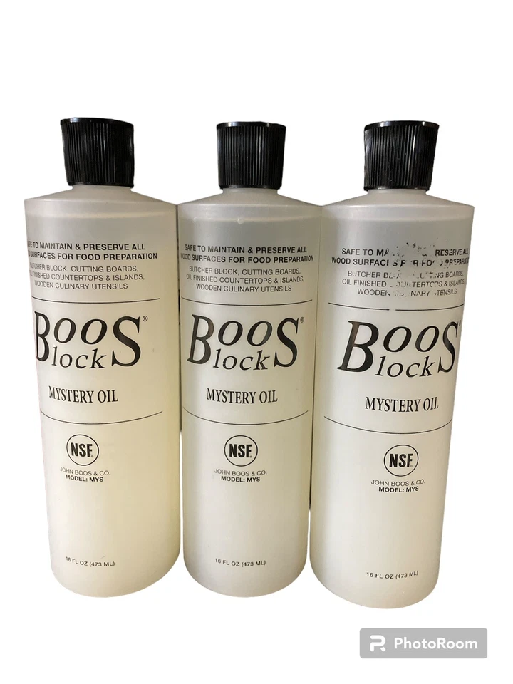 John Boos MYS Mystery Butcher Block Oil, 16 Ounce 3 Pack - Image 1 of 1