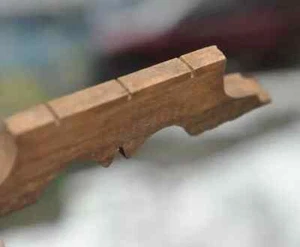 Wooden bridge of Balalaika 3 strings folklore instrument - Picture 1 of 11