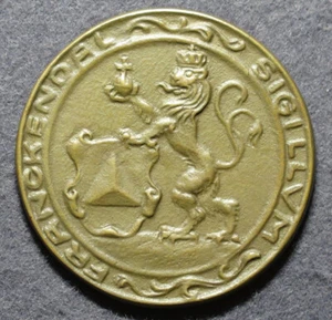 German Art medal Museum Frankenthal by Schwegerle (1914) - Picture 1 of 3