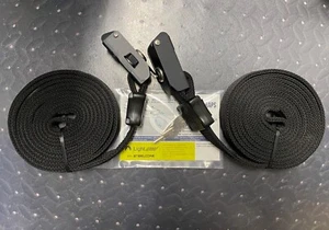 Lockable Tie Down Security Lock Lashing Strap With Steel Core 2 Pack 10FT - Picture 1 of 2