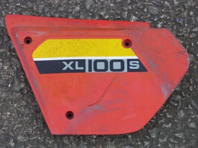 PANEL LATERAL IZQUIERDO HONDA XL100S 1979-85 GENUINO Foto 1 de 4