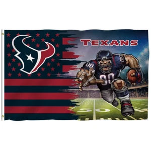 Houston Texans Flag 3'X5' Banner NFL FAST FREE Shipping US SELLER - Picture 1 of 1