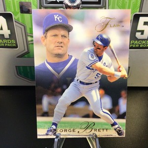 George Brett 1993 Flair Baseball Card #213 (NM)