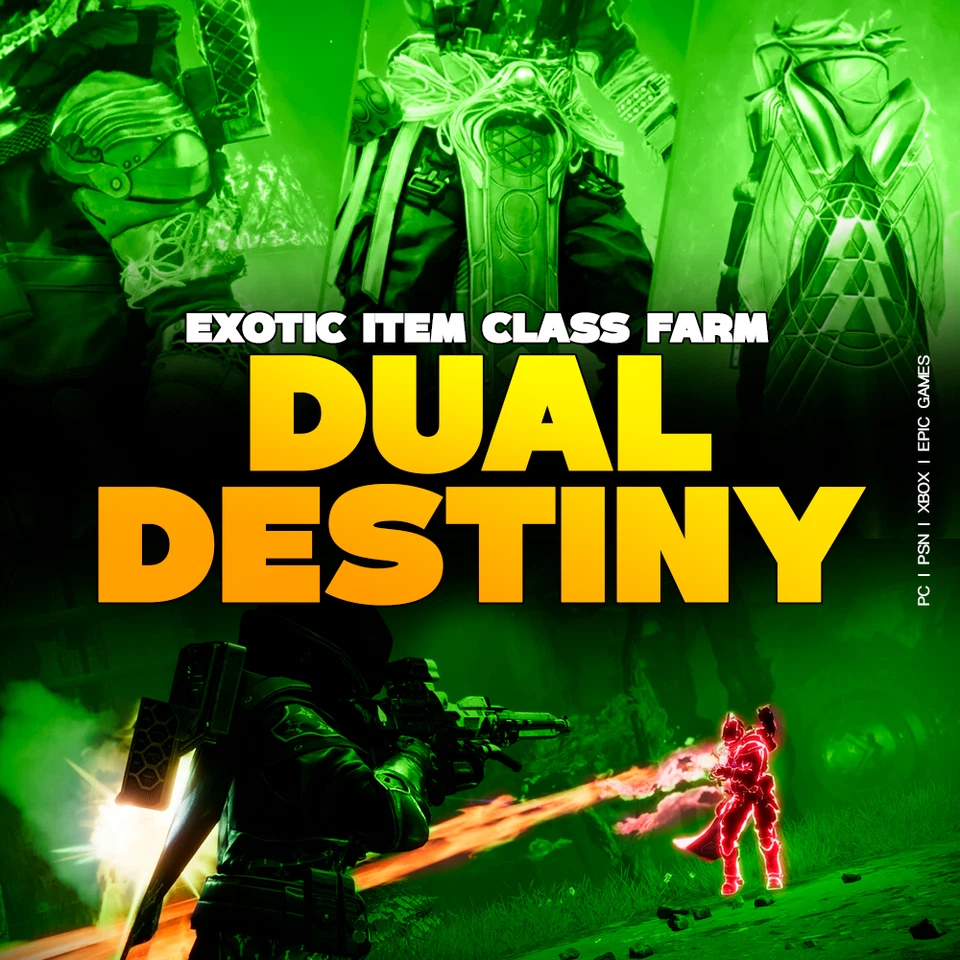 DUALDESTINY • TITAN | WARLOCK | HUNTER • FARM • PC XBOX PS4/5 EPIC - Image 1 of 1