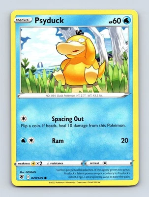 Psyduck SWSH10: Astral Radiance 028/189 Near Mint/Light Play - Image 1 of 2