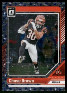 Donruss Optic #41 Chase Brown Stars Cincinnati Bengals 2024 - Imagen 1 de 2