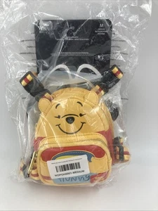 Loungefly Disney Winnie the Pooh Medium Hund Mini Rucksack Geschirr Cosplay M - Bild 1 von 4