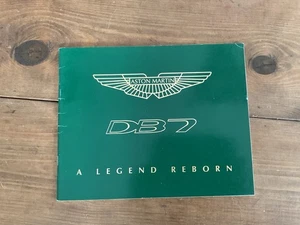 Aston Martin DB7 A Legend Reborn Brochure Magazine 1996 - Picture 1 of 11