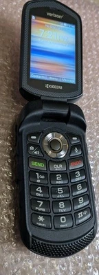 Kyocera DuraVX 4G LTE E4610 16GB Rugged PTT Flip Cell Verizon ~ Actual Phone Pic - Image 1 of 4