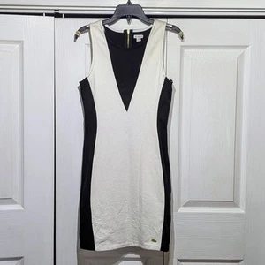 GUESS Dress Women's Size S Small White Black Back Zipper Gold Color Hardware - Picture 1 of 16