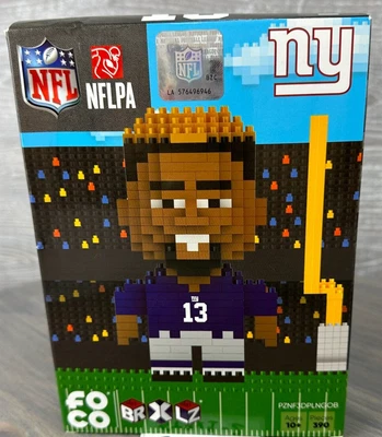 NFL Forever Collectibles BRXLZ Player Shaped 3D Puzzle Toy Odell Beckham Jr #13 - Image 1 of 4