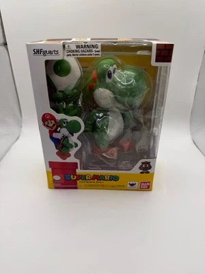 SH Figuarts Bandai Nintendo Серия SUPER MARIO YOSHI (масштаб 4 дюйма) ПОЛНЫЙ КОМПЛЕКТ - Изображение 1 из 4
