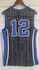 Nike Mens Basketball Jersey Duke Elite Sz Small  2 Length Blue Devils #12 NCAA - Picture 1 of 5