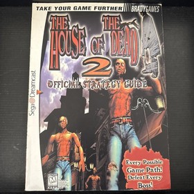 Super Rare Bradygames The House of The Dead 2 Sega Dreamcast Strategy Guide Book