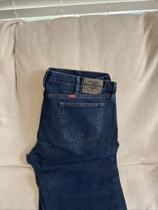 2 Wrangler Premium Quality Relaxed Fit Jeans Mens Sz 40X30 Blue Denim 9760WDR - Picture 1 of 11