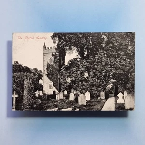 Headley North Downs Postcard C1915 All Saint's Church Doomsday Book Hampshire - Picture 1 of 2