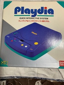 Bandai Playdia Console Purple Boxed Tested w/ Sailor Moon Game Software Japan