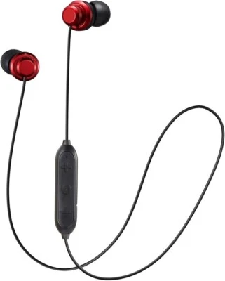 JVC Wireless Earbud Headphones, Sweat Proof, 5 Hours Long Battery Life Red - Image 1 of 4
