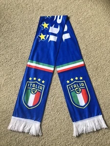 ITALIA Scarf/ ITALY Soccer Scarf Brand New Design Good Size 150x18 cm Great One - Picture 1 of 4