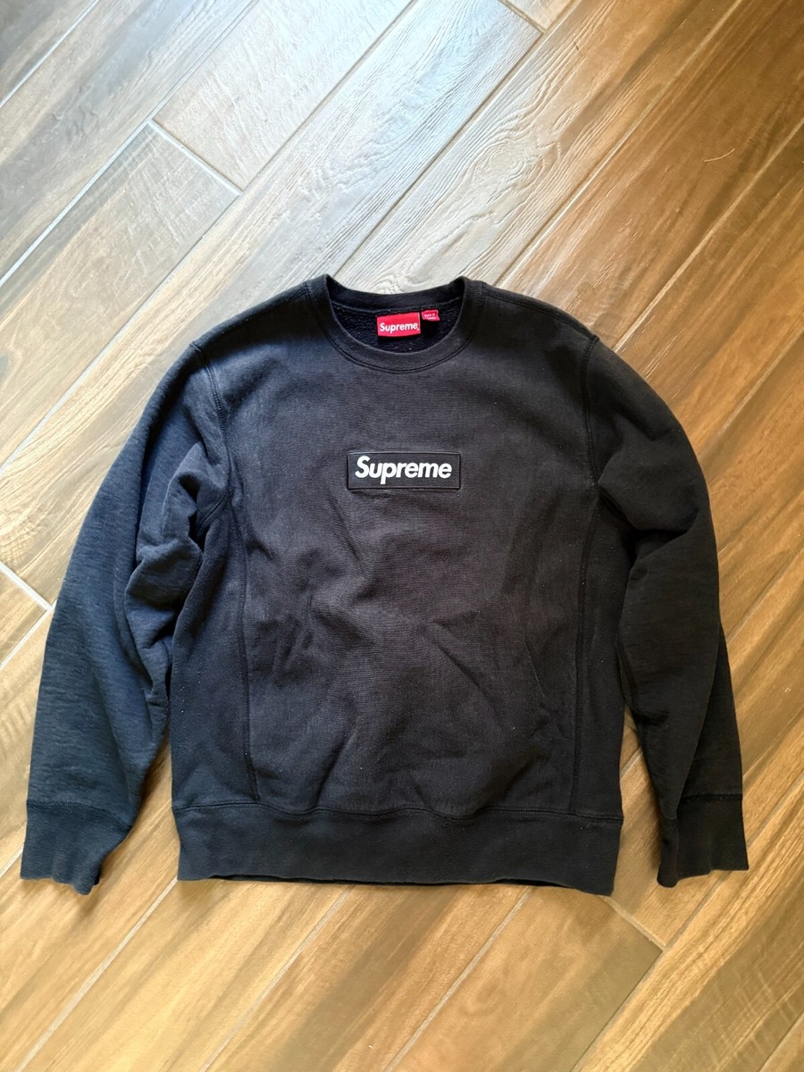トップス 22F/W Supreme Box Logo Crewneck Black L Supreme Box Logo Crewneck Sweatshirt Black Large L NEW BOGO