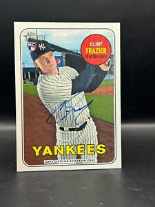 CLINT FRAZIER - Auto/ROA/RC - 2018 Topps Heritage Baseball - REAL ONE AUTO