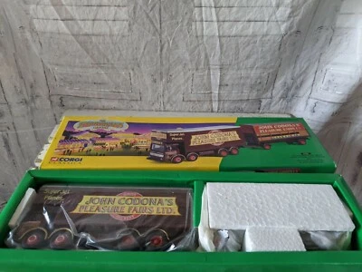 Corgi 21701 AEC close pull truck closed trailer John condon's pleasure fairs - Image 1 of 4