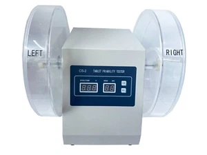 Double Drum Tablet Friability Tester with Range of Turning Circles 100 Circles - Picture 1 of 13