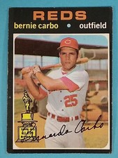 1971 Topps Bernie Carbo Cincinnati Reds #478 VG+ wrinkle ⚾