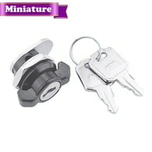 LOT OF 10 Miniature T-Handle Cam Lock Item# 3716 BLACK Fixed Cam - Picture 1 of 1