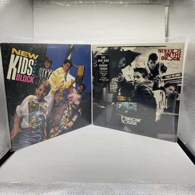 New Kids On The Block -LOT OF 2  NKOTB & Hangin Tough ORIG w SHRINK/HYPE STICKER - Image 1 of 4