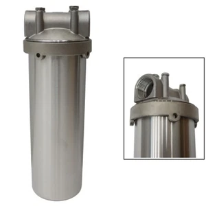 1" NPT 10" Long Water Filter Housing Corrosion-resistant Stainless Steel Filter - Picture 1 of 17